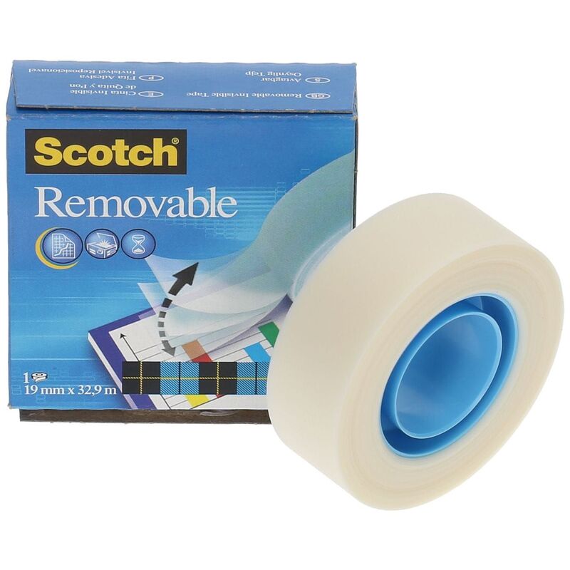 Scotch Klebeband 811, ablösbar, 19 mm x 33 m