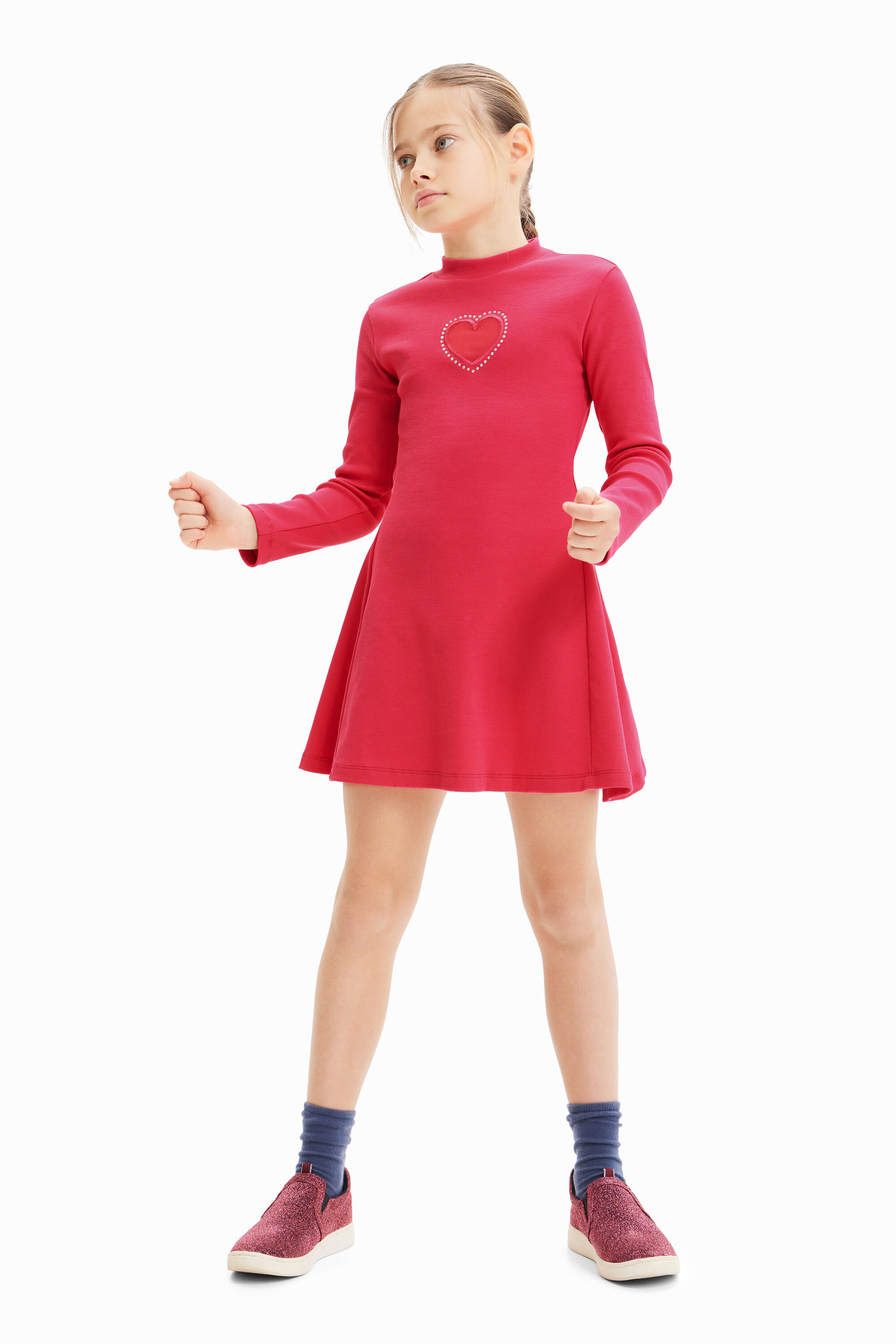Robe découpe cœur