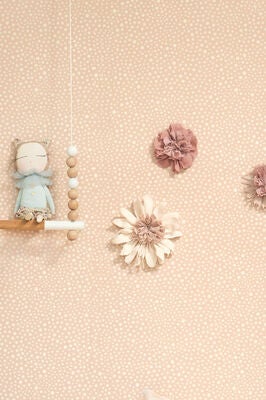 Majvillan Tapet Dots, Soft Pink