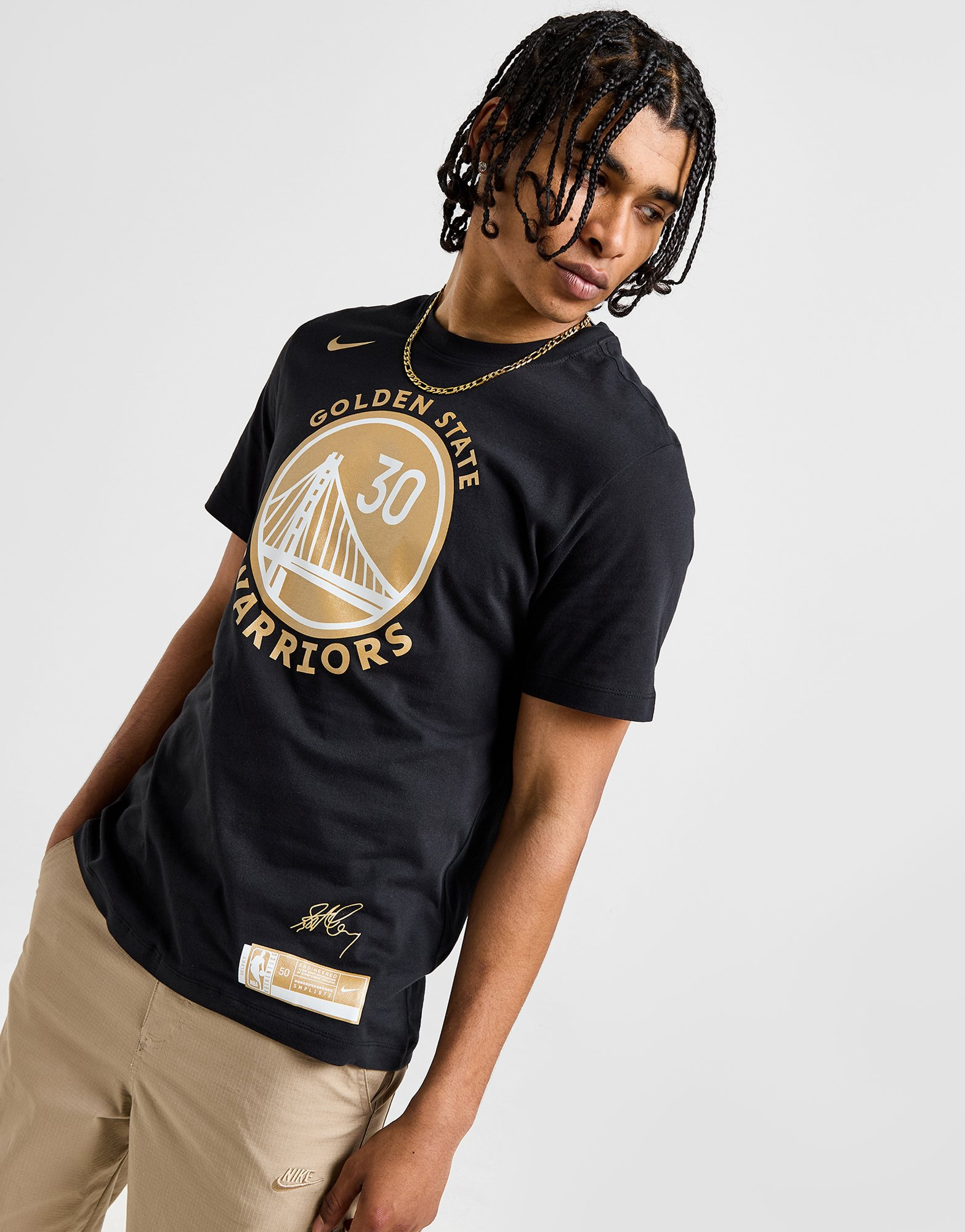Nike T-shirt NBA Golden State Warriors Curry #10 Homme