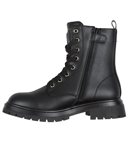 Tommy Hilfiger Stiefel - Lace-Up - Schwarz