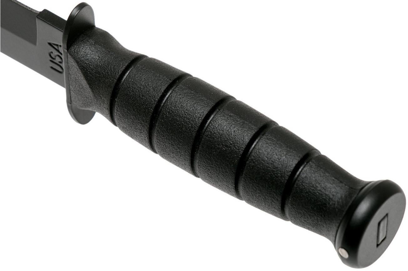 KA-BAR Short Tanto 1254, vaststaand mes, lederen foedraal