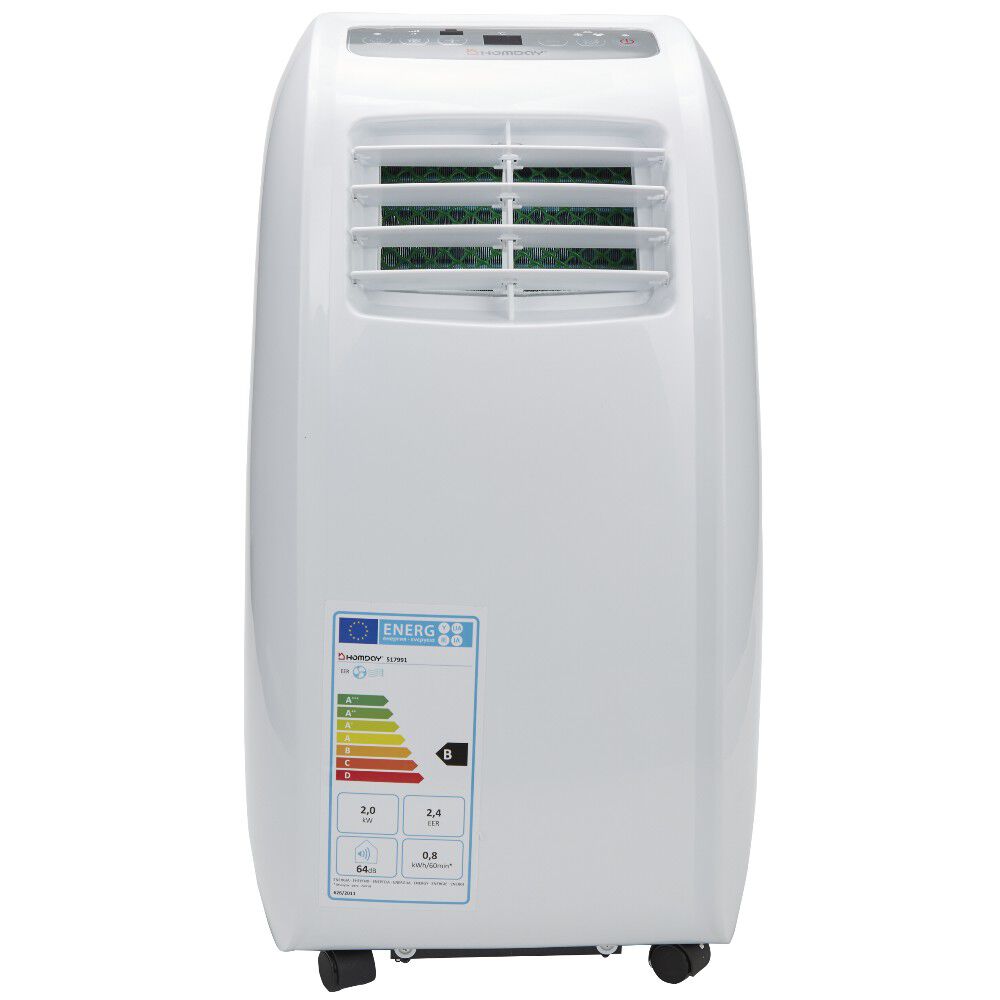 Climatiseur mobile 3en1 Homday blanc