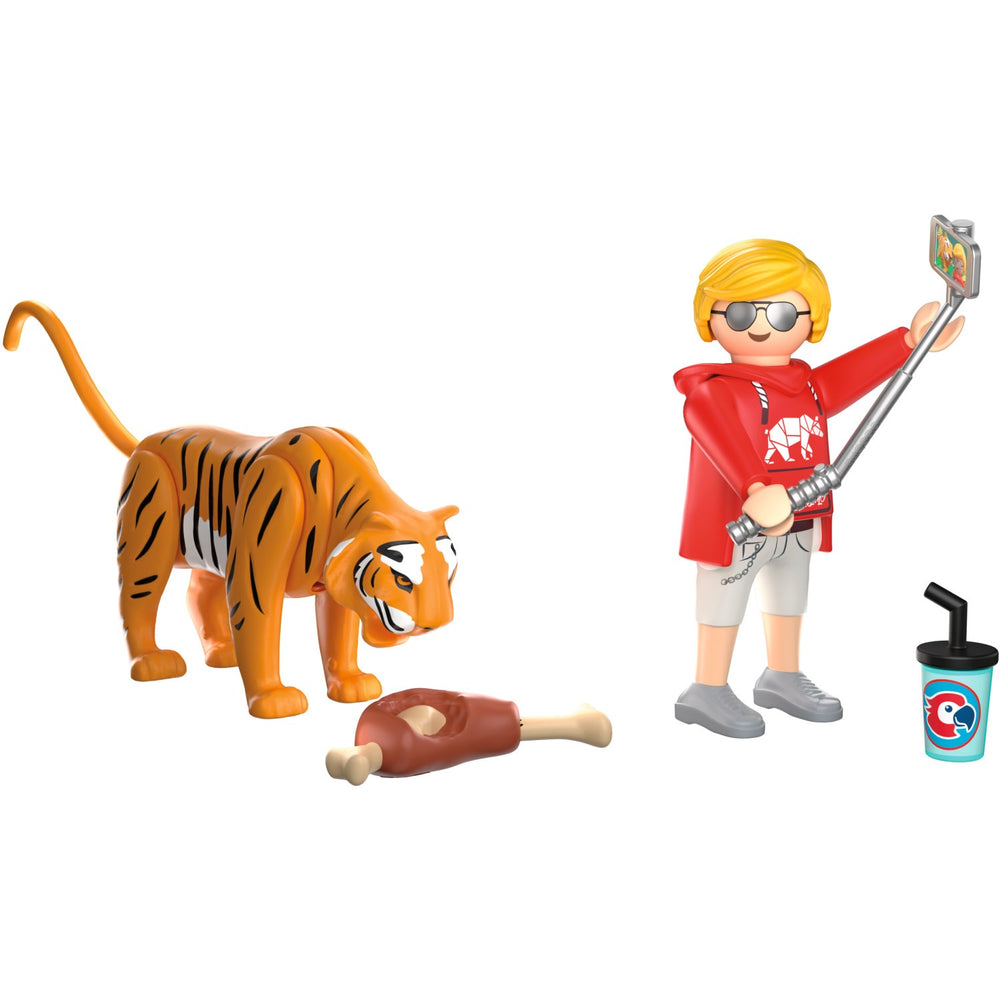 Køb Playmobil® Zoo: Tiger And Visitor