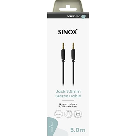 Sinox PRO 3,5mm mini jack kabel 5 meter