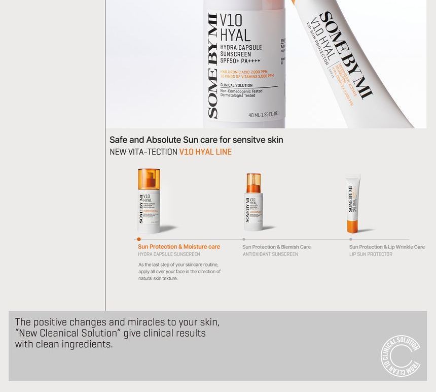 SOME BY MI - V10 Hyal Hydra Capsule Zonnebrandcrème