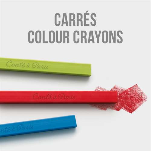 Conté à Paris™ Carré Fächerbox Pastellkreiden Set