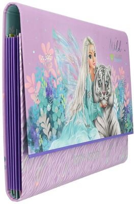 TOPModel Brevpapir i Mappe Tiger