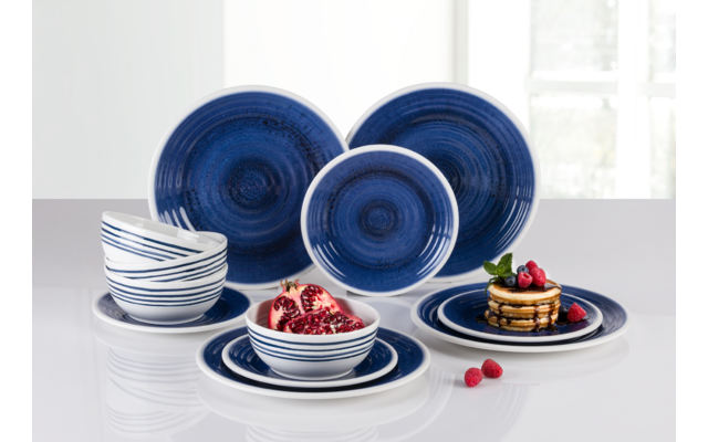 Flamefield Azure Melamin Geschirr-Set 12-tlg.