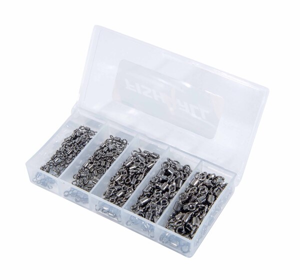 Boîte d'émerillons Fish4All Rolling Swivel Box (250pcs)