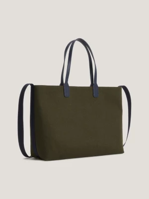 Bolsa de lã com logo icônico