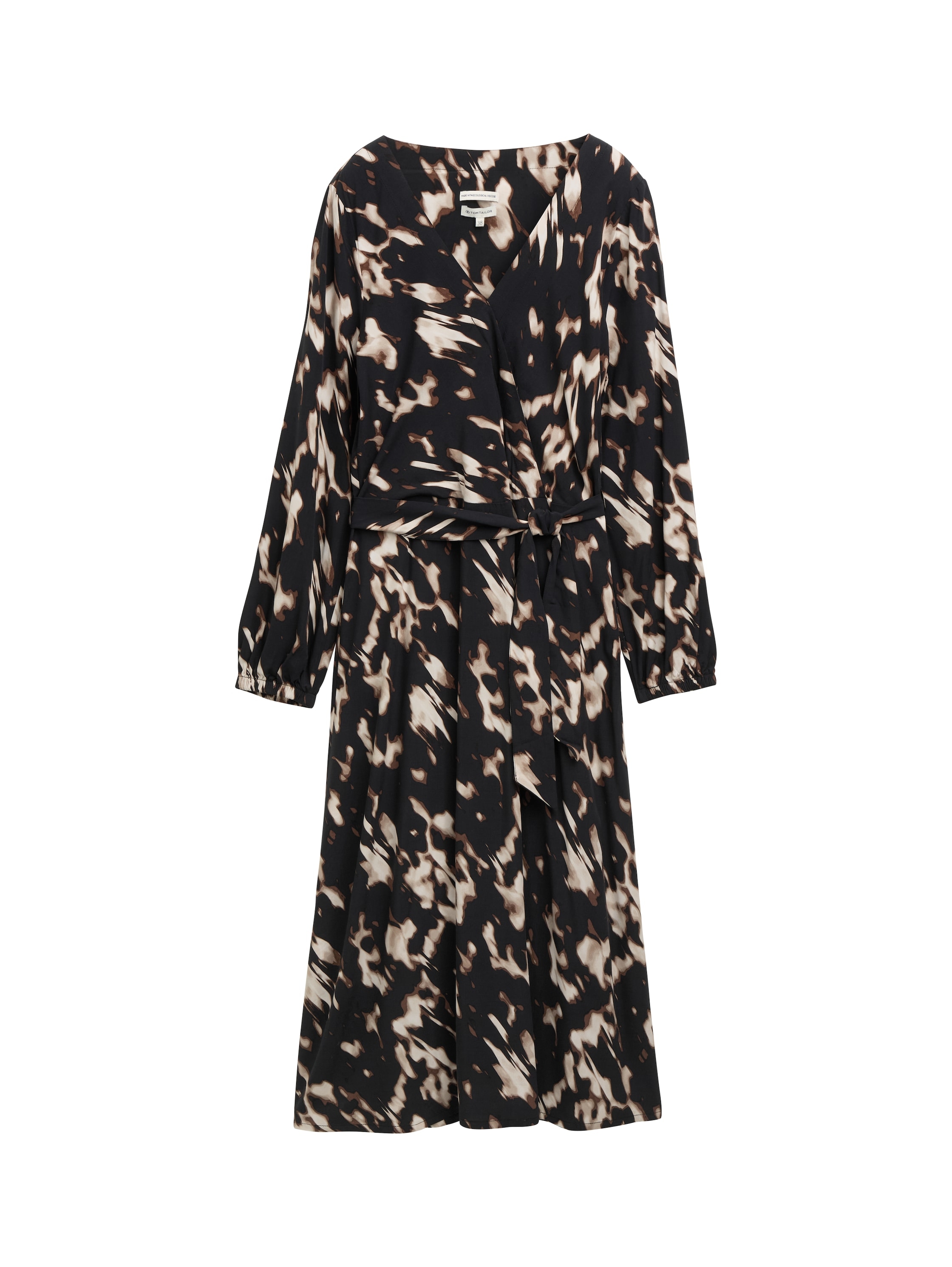 TOM TAILOR Wickelkleid mit Muster