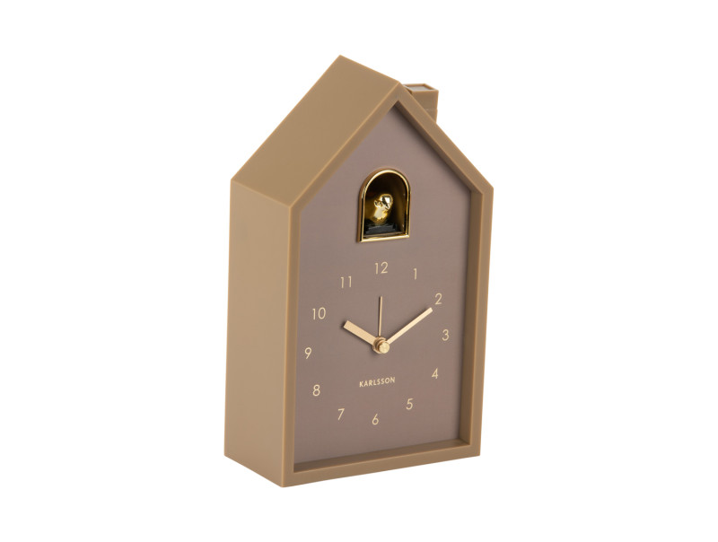 Alarm Clock Modern Cuckoo Oro KA6077BR Mocha brown