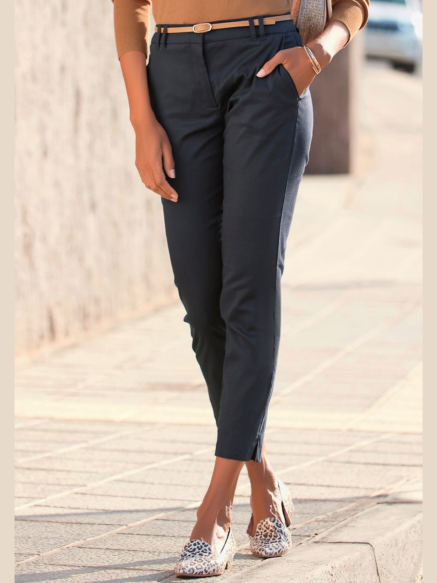 Pantalon chino décontracté