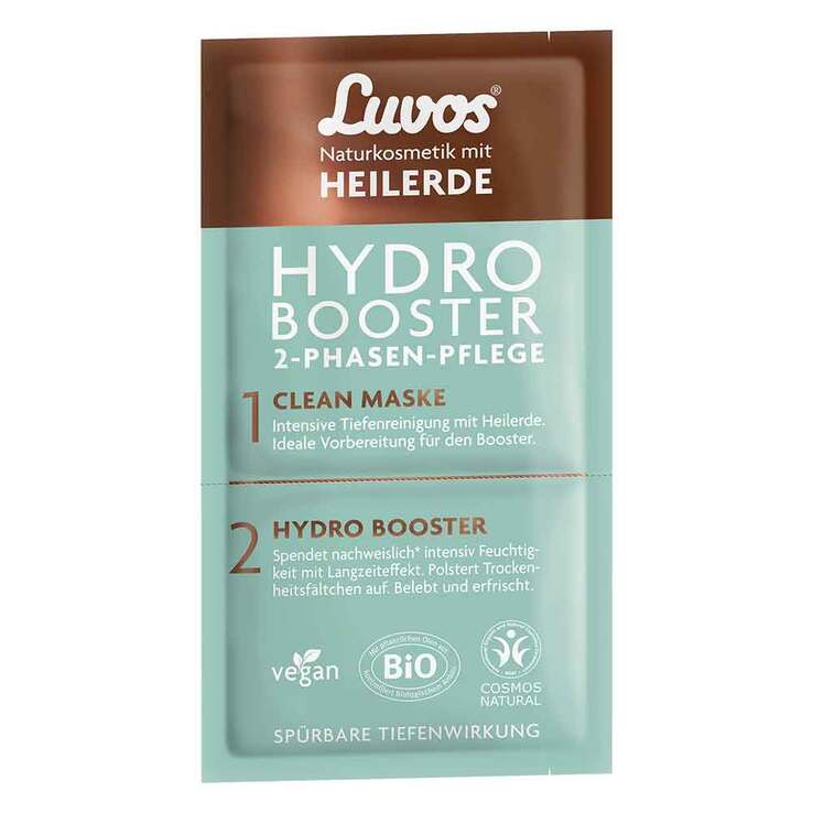 Luvos Heilerde Hydro Booster & Clean Maske 2 + 7,5ml, 1 P