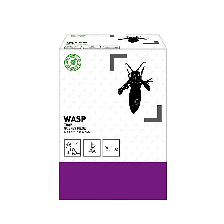 Piège à guêpes en plastique H.13,2 xl. 9,6 cm