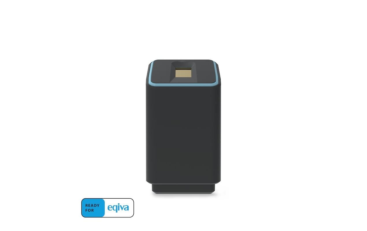 Fingerscanner FS S WE für eqiva Smart Lock Schwarz<br>Fingerprint Reader mit Funk in Schwarz für Eqiva Türöffner