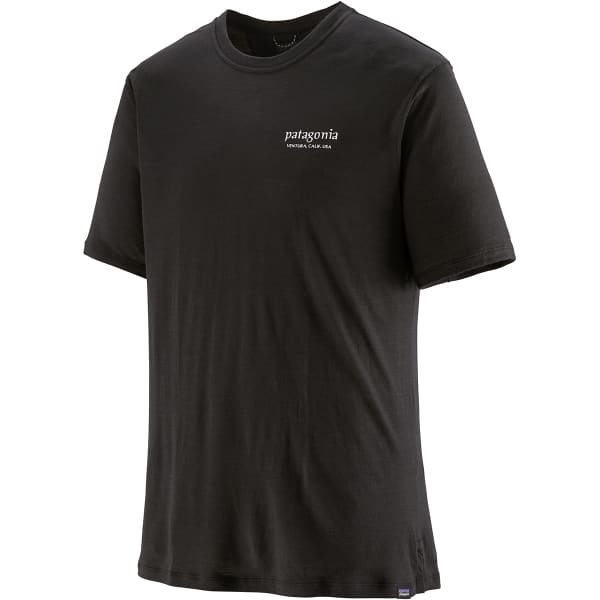 T-shirt randonnée PATAGONIA M'S CAP COOL MERINO GRAPHIC SHIRT HERITAGE HEADER/BLACK