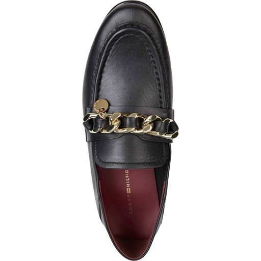 Tommy Hilfiger Chain Loafers, Sort, 37