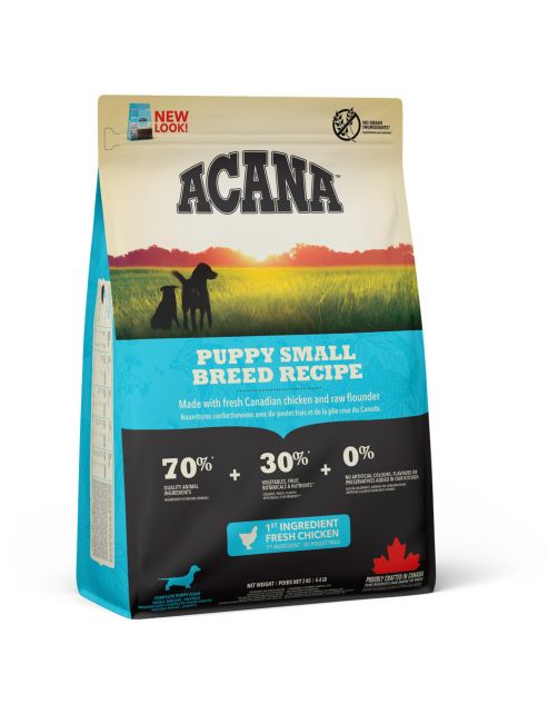 Acana Heritage Puppy Small Breed Kip&Kalkoen - Hondenvoer