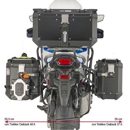 Support valises Givi PL ONE FIT MONOKEY CAM-SIDE TREKKER
