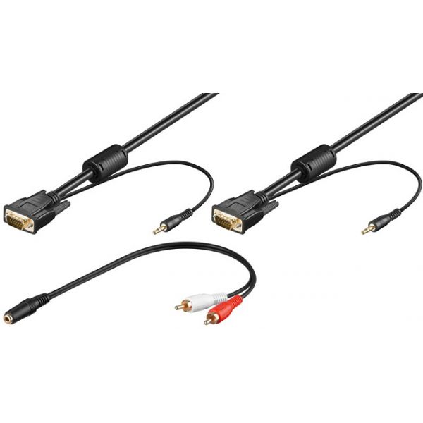Goobay Cabo Vga Macho-macho C/ Audio (2 Mts) - 93968