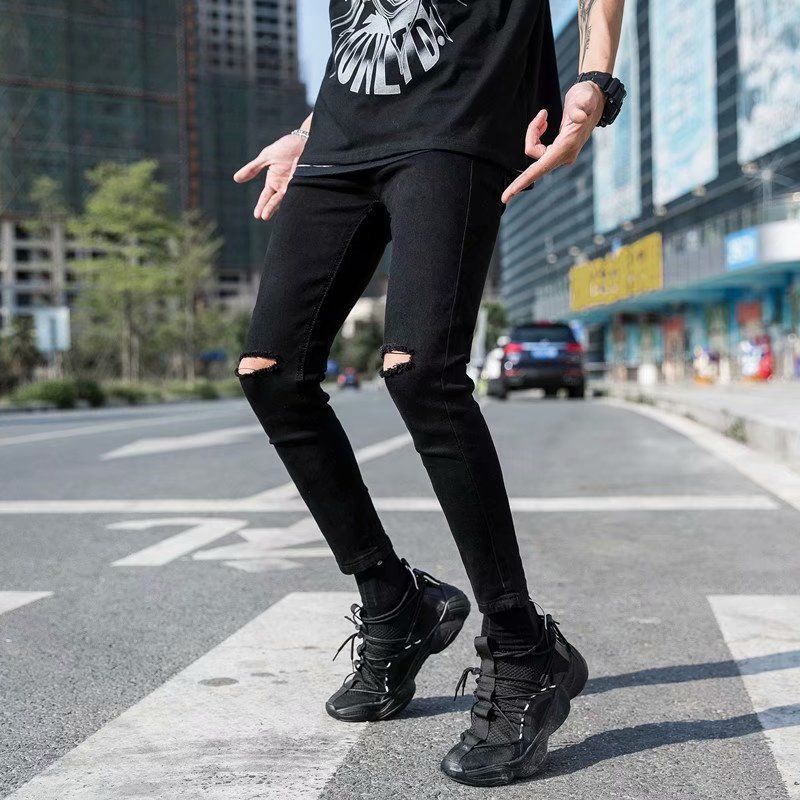 GRAYCIOUS - Versleten skinny jeans