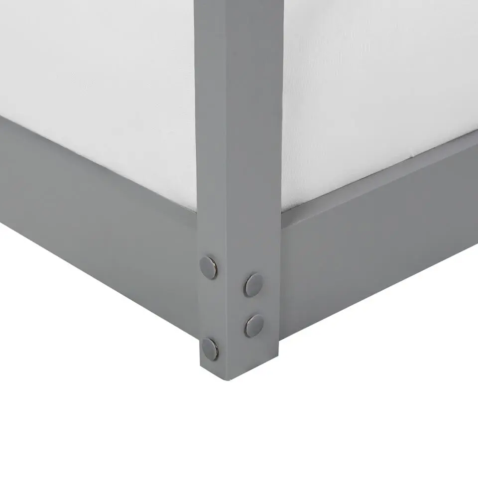 LABATUT - Stapelbed - Grijs - 90 x 200 cm - Dennenhout