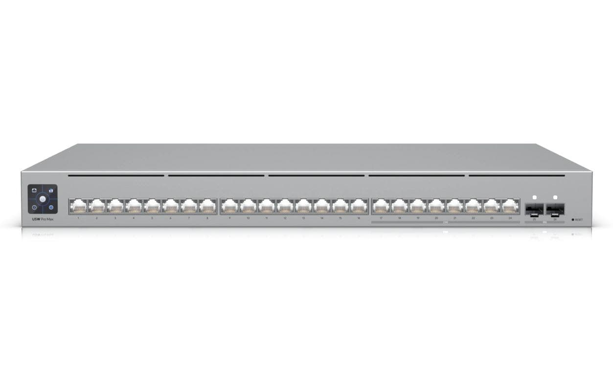 Pro Max 24 26 Port<br>Leistungsstarker 24-Port Managed Switch für professionelle Netzwerke