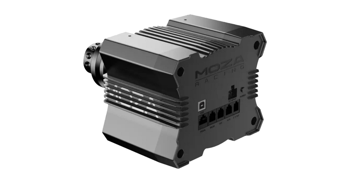 MOZAR9 v3 + SR-P + FSR 2 bundel  (Zwart, Basis, stuur en pedalen)