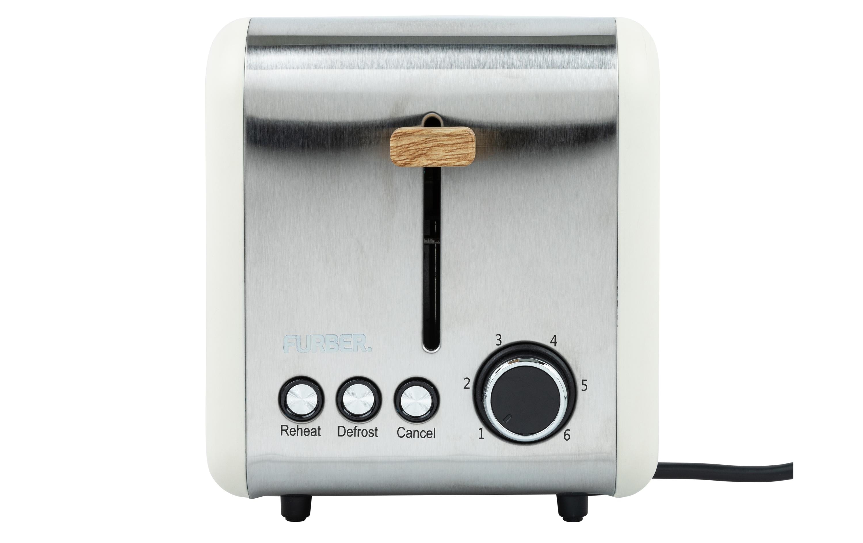 Toaster Hepburn BeigeGleichzeitiges Rösten von 2 Toastscheiben