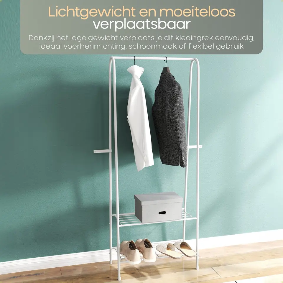 O'DADDY Kledingrek Staand - Garderoberek met Kledingstang