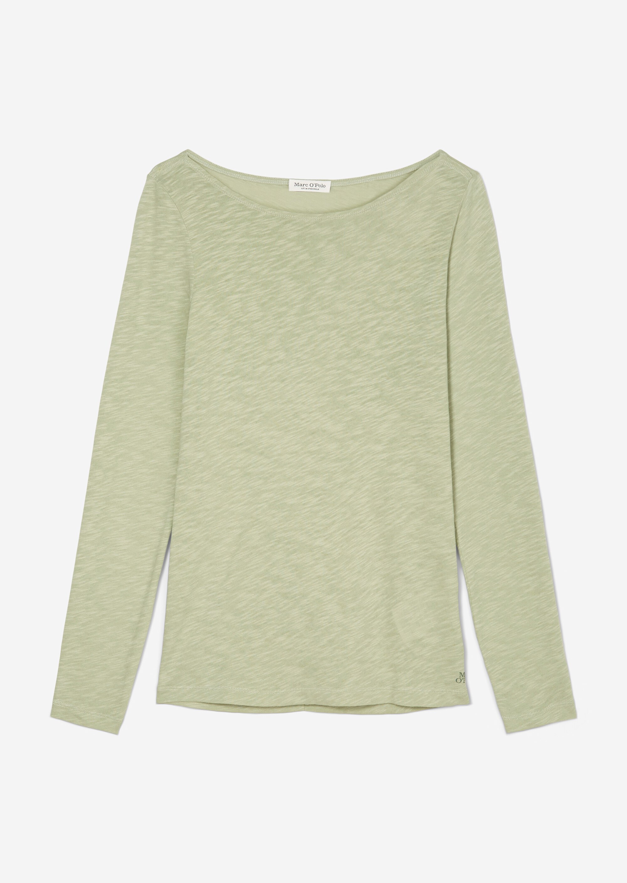 Longsleeve regularaus Slub-Jersey