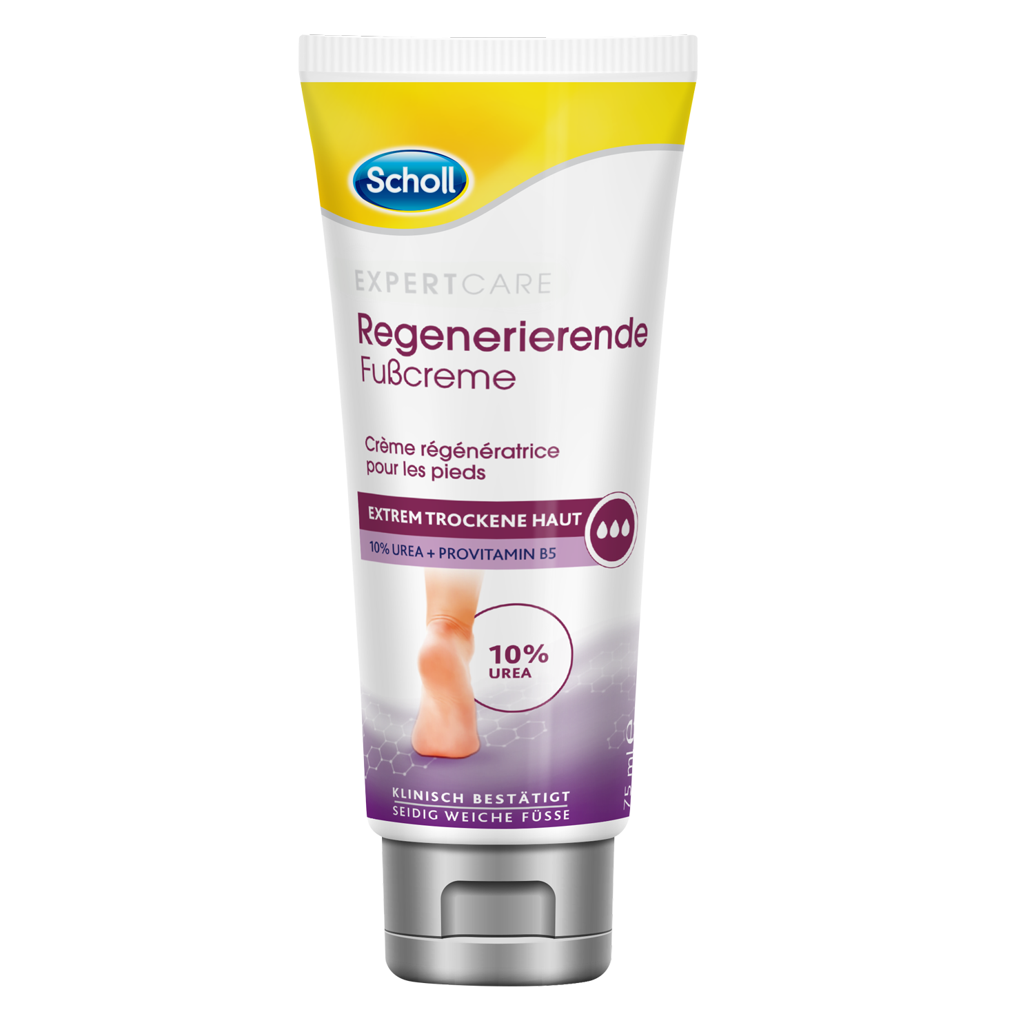 SCHOLL ExpertCare Regenerierende Fusscreme Creme Tb 75 ml