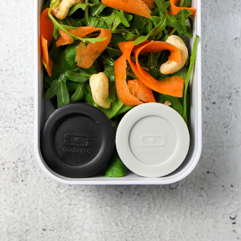 Monbento Temple S - Black Onyx / Grey Cotton - 2 stk.
