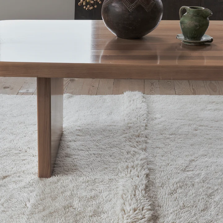 Lorena Canals - Wollteppich Tundra, 170 x 240 cm, sheep white