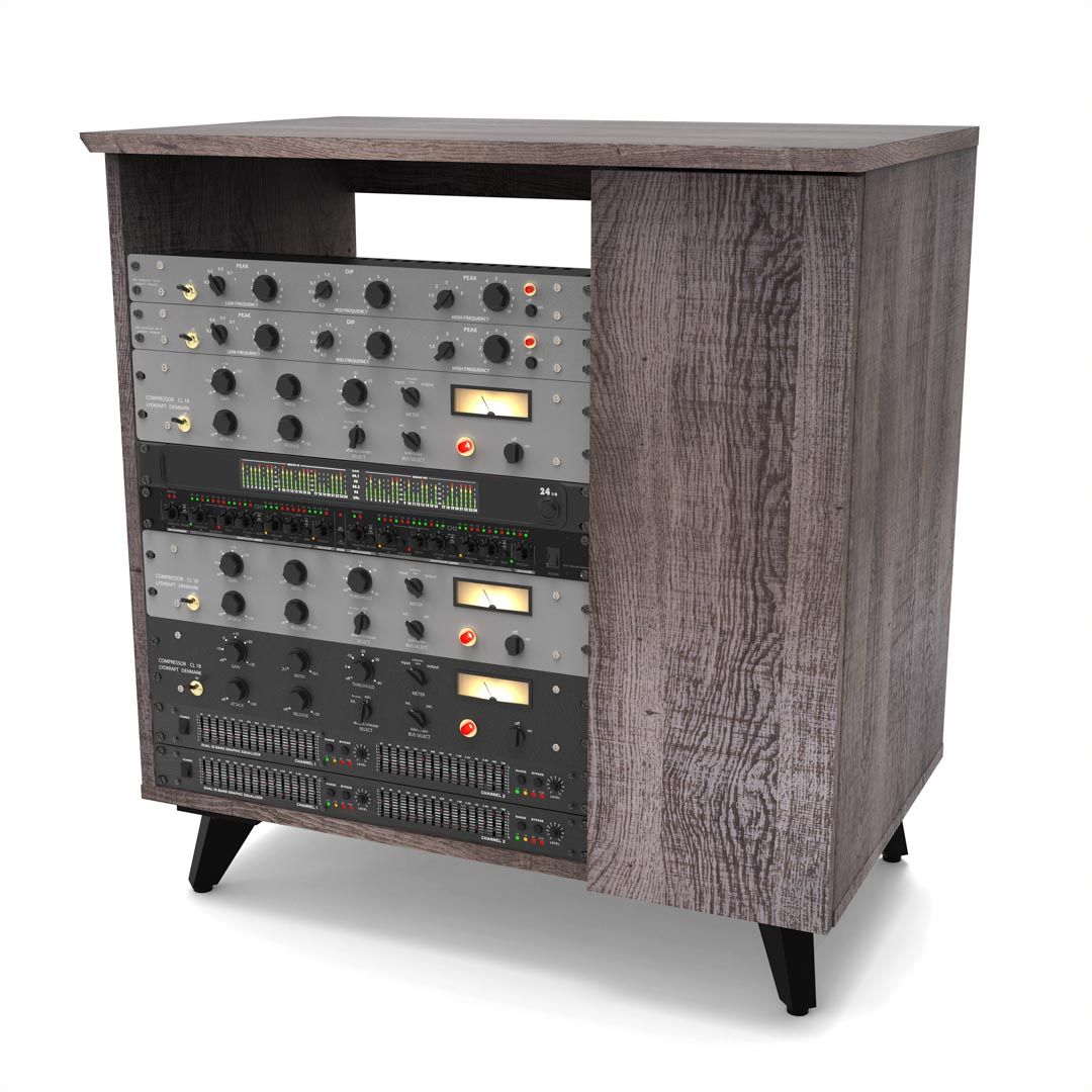 Glorious Modular Side Rack Walnut voor Sound Desk en Workbench