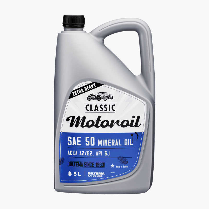 Mineralolje SAE 50 til veterankjøretøy, 5 liter