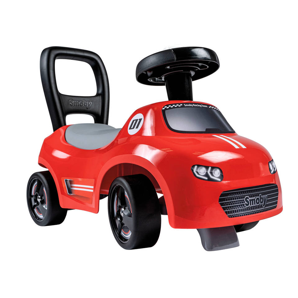Smoby 2-in-1 loopauto - rood