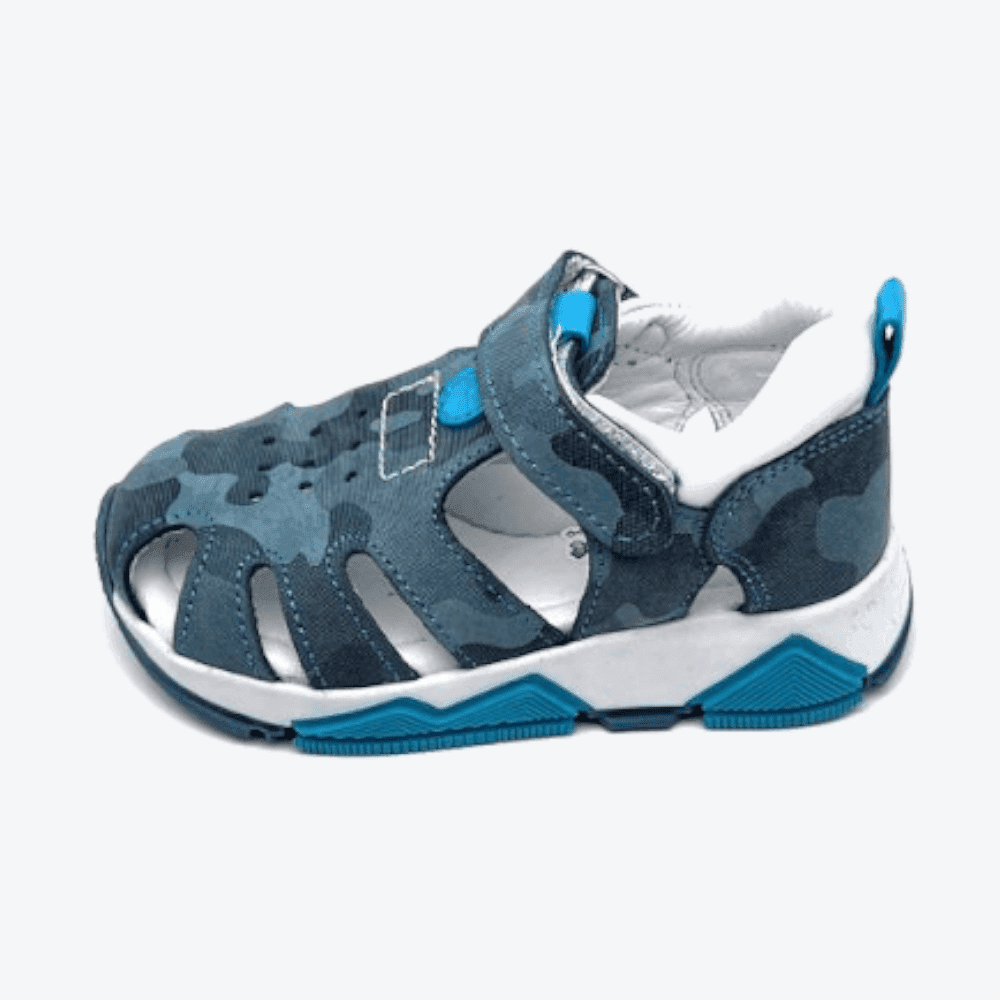 Small Foot Kindersandalen - Cezeri-36 - Kamuflaj/Blau