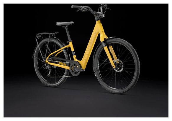 Vélo de Ville Électrique Trek Verve  1 Lowstep LT Shimano Acera 8V 27 5'' 250Wh Jaune 2025