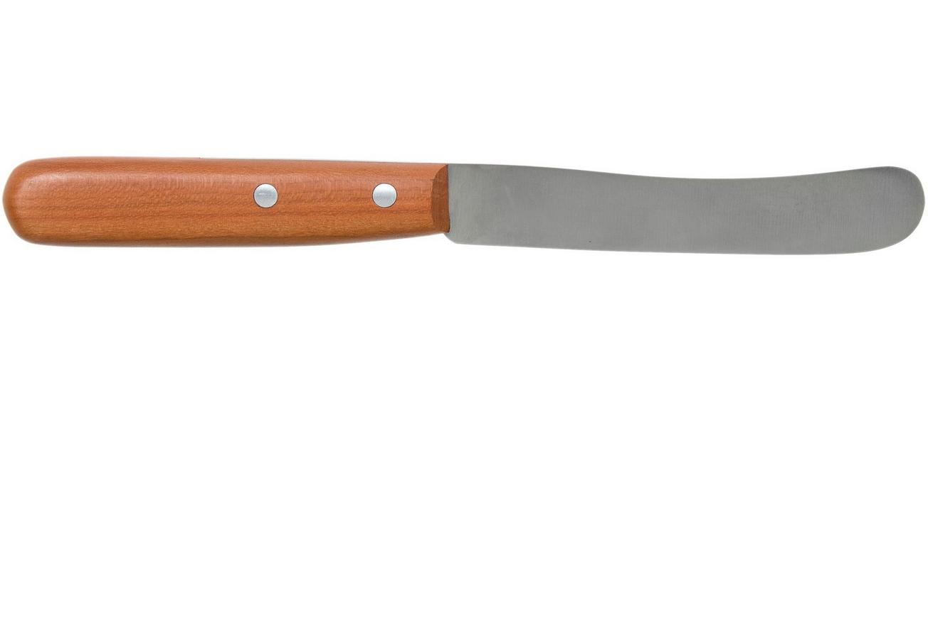 Robert Herder Buckels set van 4 ontbijtmessen, pruimenhout, carbon