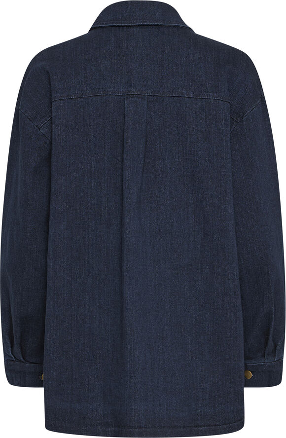 Sorbet SBGUGGA DENIM JACKET Dark denim