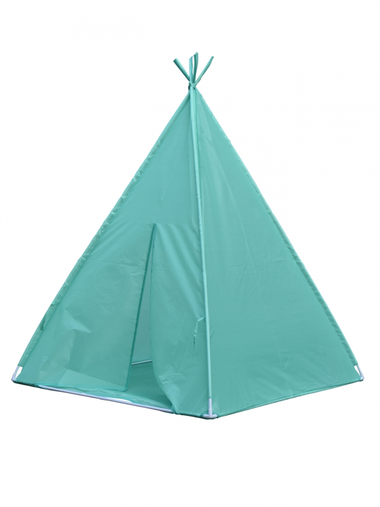 Tenda infantil tipo tipi | Dobrável | Impermeável | Azul-turquesa | Indiana | Mobiclinic