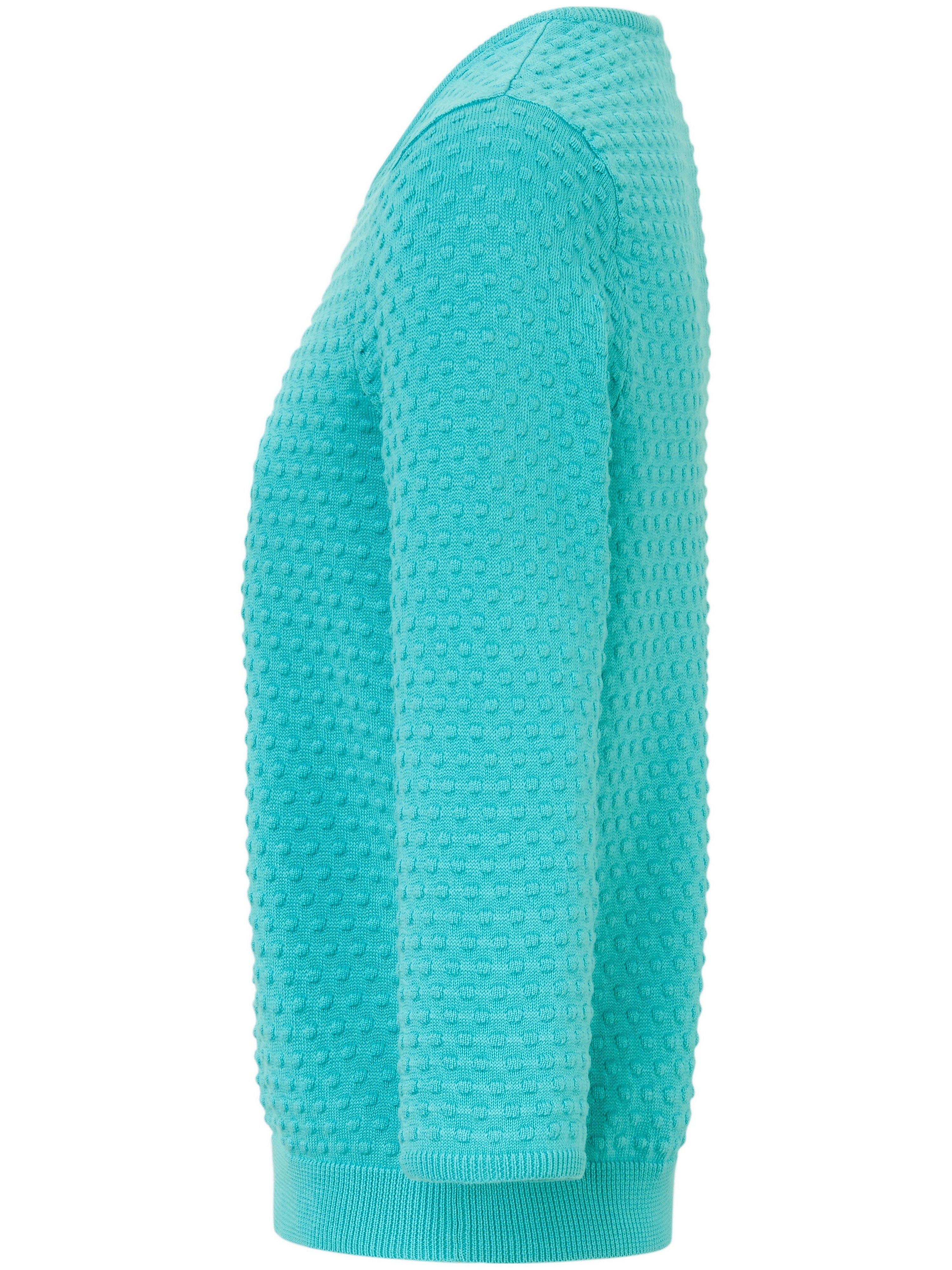 Rundhals-Pullover aus 100% Baumwolle Supima