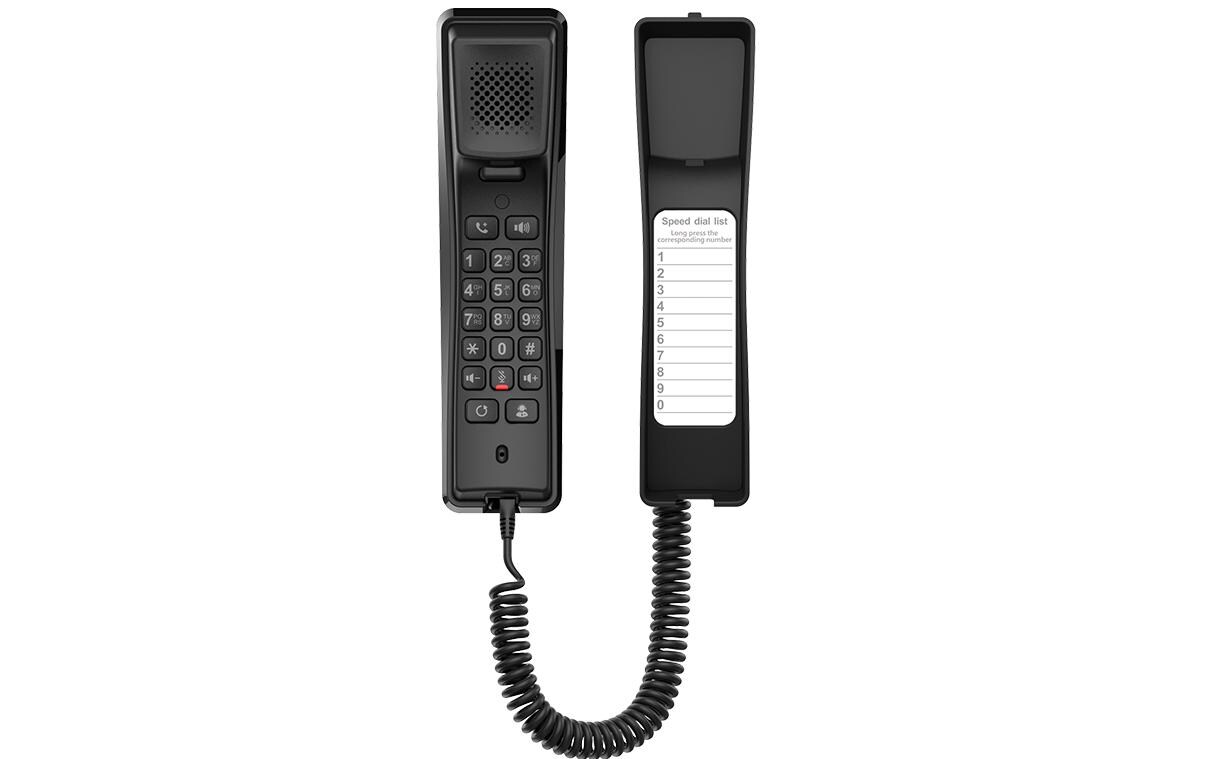 Wand-/Tischtelefon H2U SchwarzFanvil H2U Kompaktes IP-Telefon