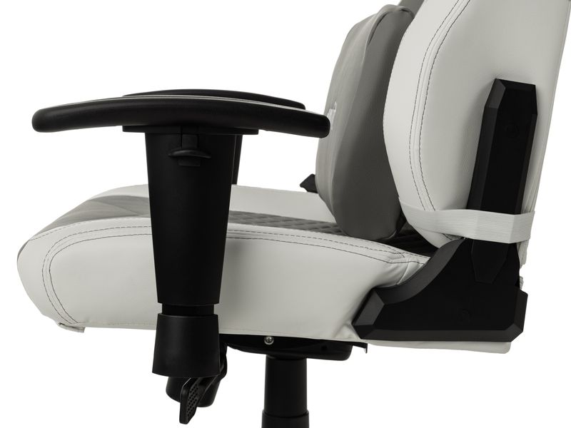 onit Gaming-Stuhl Weiss/Grau Ergonomischer Stuhl für lange Gaming-Sessions und Arbeitstage