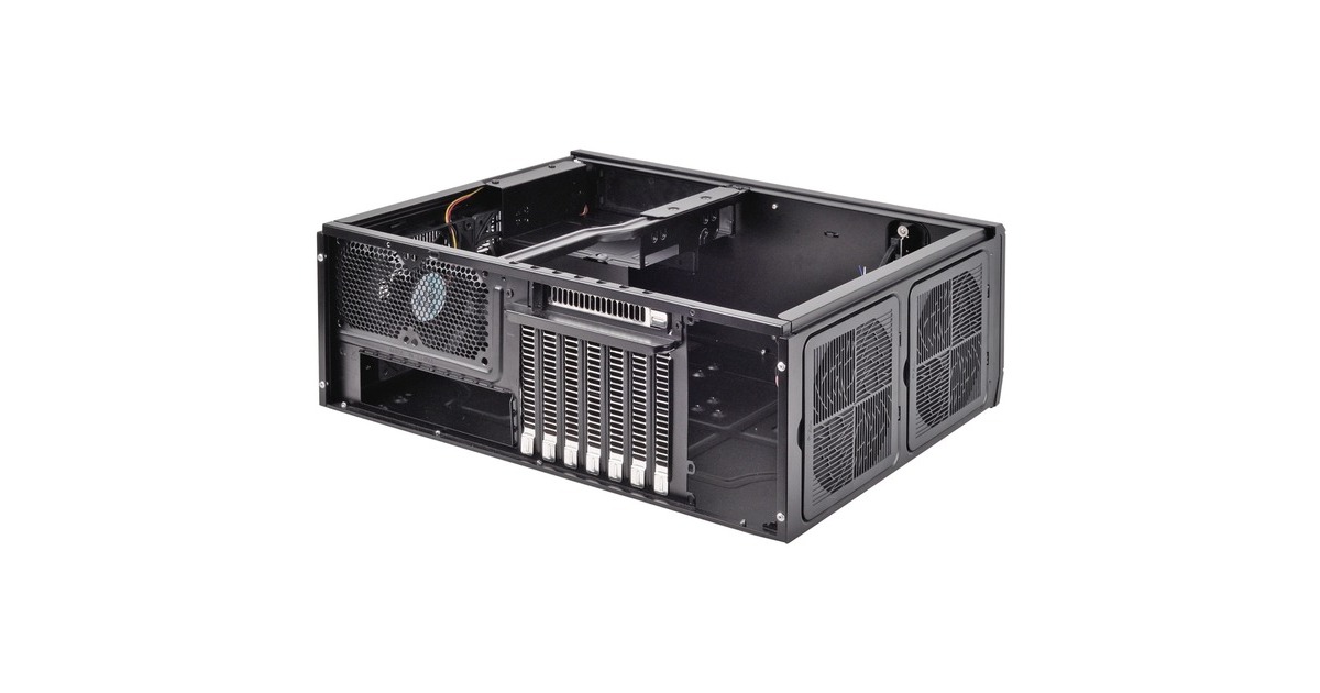 SilverStoneSST-GD10B HTPC behuizing  (Zwart | 2x USB-A)