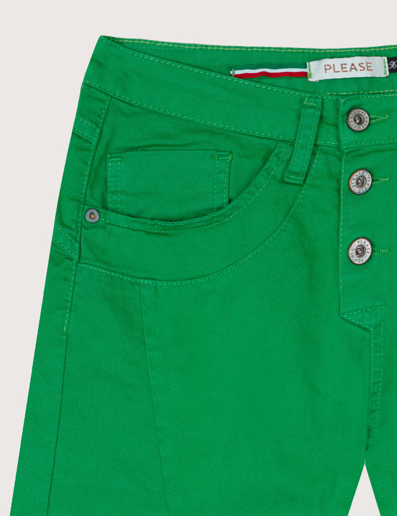 PLEASE SHORT P17 TOILE VERT