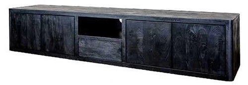 Tv-meubel Zwart Tenna B200 x D45 x H40 cm